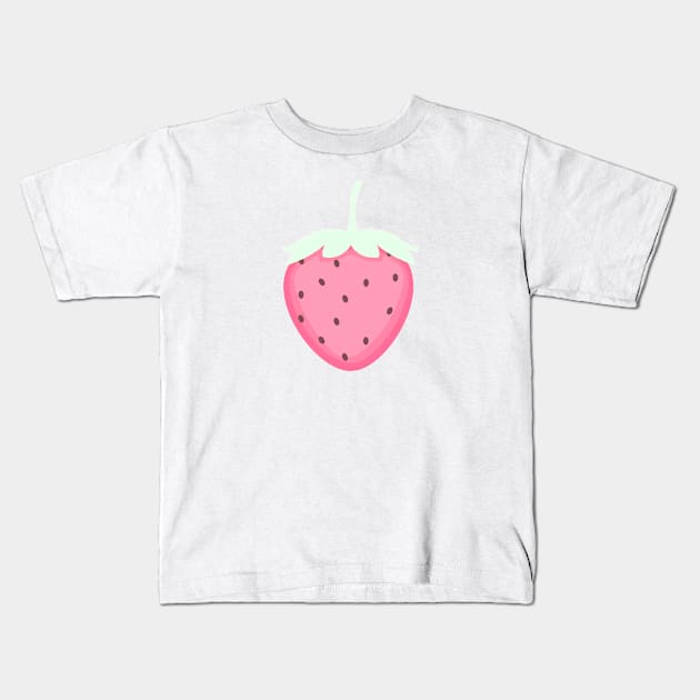 Kawaii Strawberry Kids T-Shirt by KawaiSticker